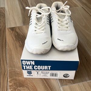 K-Swiss White Athletic Shoes